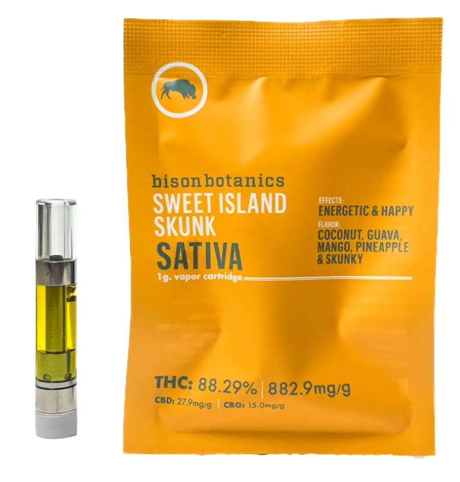 Sweet Island Skunk Cartridge | Sativa | Bison Botanics