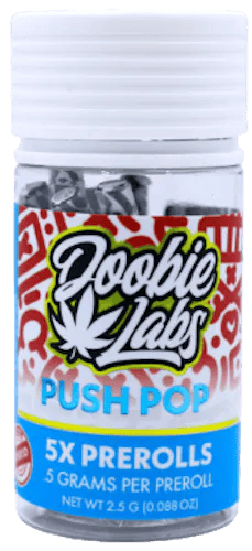 Product Doobie Labs - Push Pop - 2.5g - 5pk Prerolla