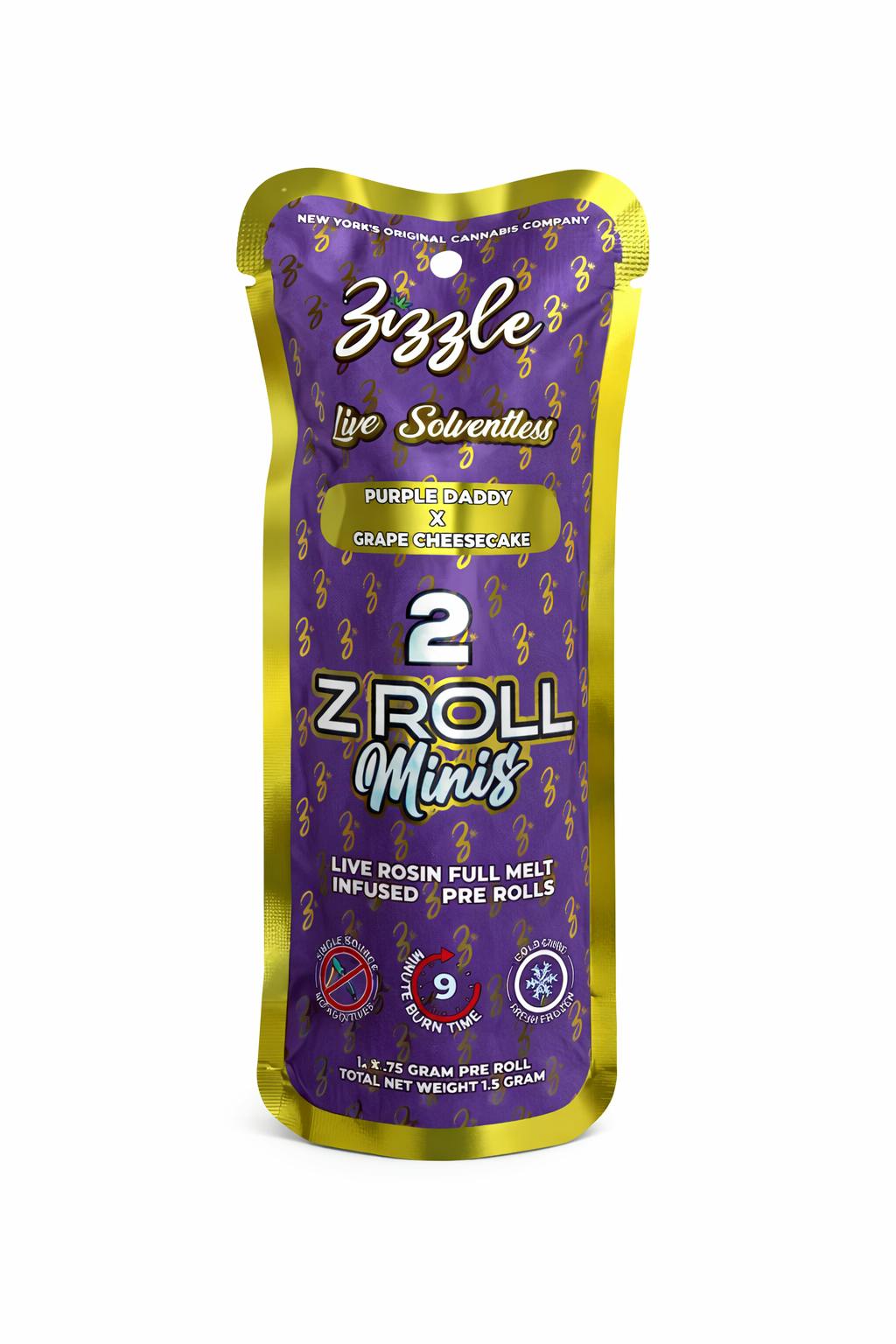 Zizzle Cereal Milk x Banana Mochi | Live Rosin Full Melt Pre-roll