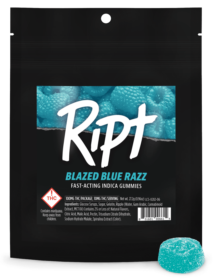 Ripple Ripple | Ript | Blazed Blue Razz - Rocky Road Dispensary CO