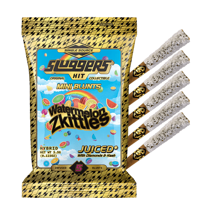 Watermelon Zkittles | Infused Mini blunts 5 Pack | Juiced | 3.5g