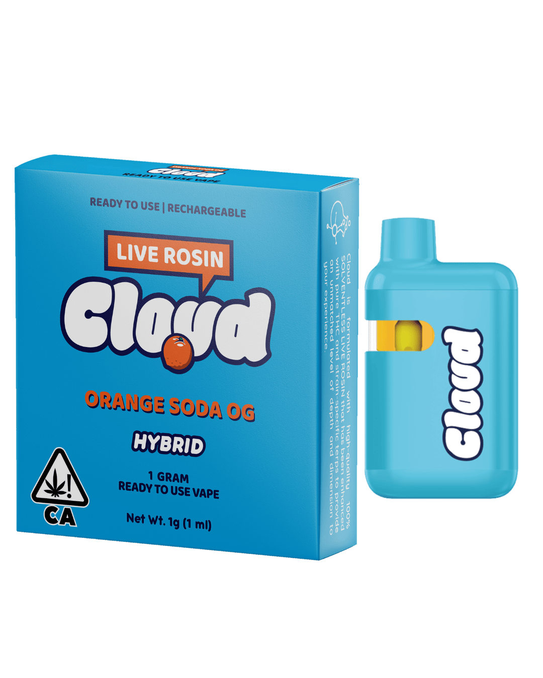 Orange Soda OG Live Rosin AIO 1g CLOUD | KindPeoples - Ocean St