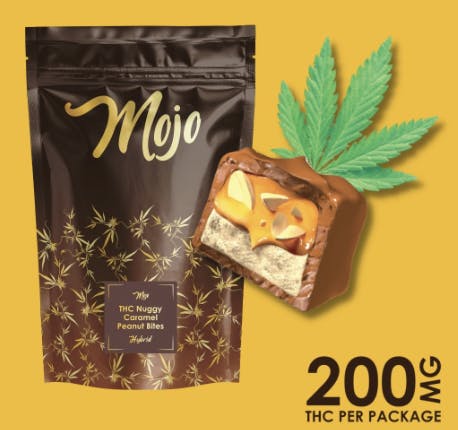 Product: Mojo | Nuggy Caramel Peanut Bites - (Hybrid) 200mg