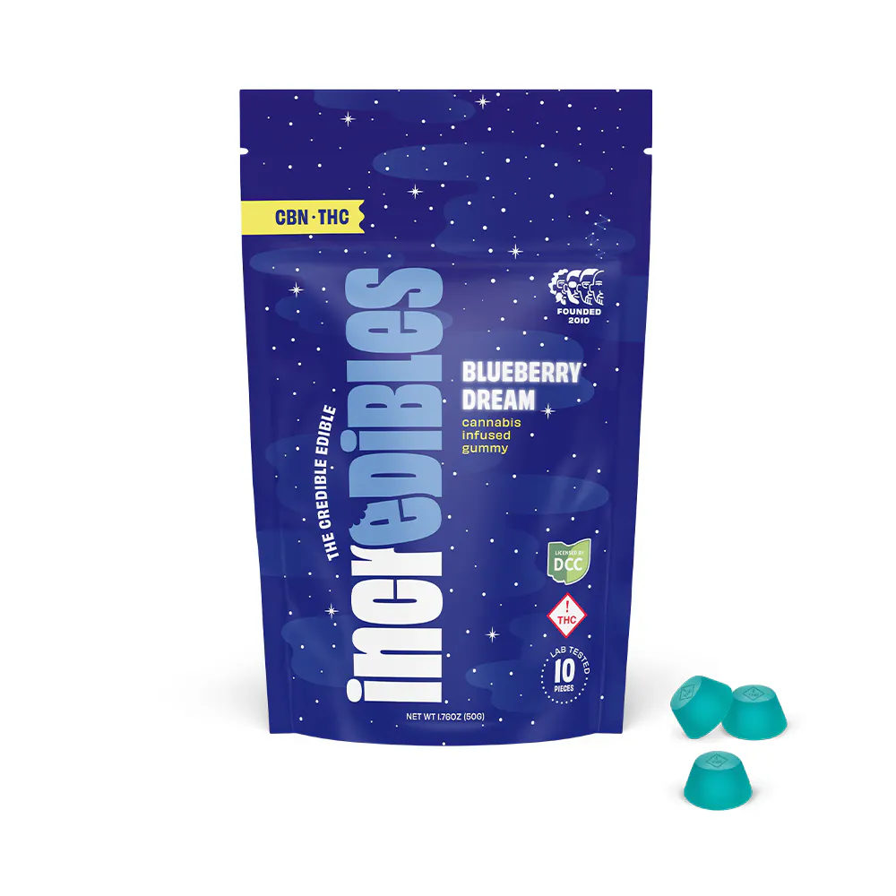 Blueberry Dream 1:5 CBN Gummies | Amplify - Bedford