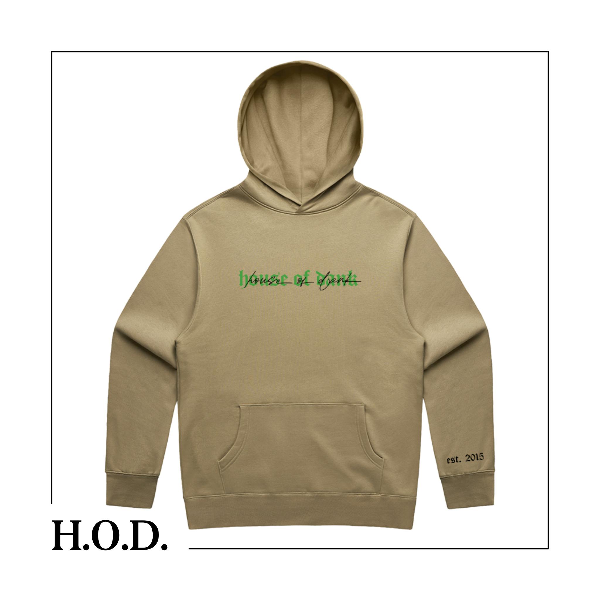 H.O.D. OG House Sand Pullover Hoodie XL | House of Dank 