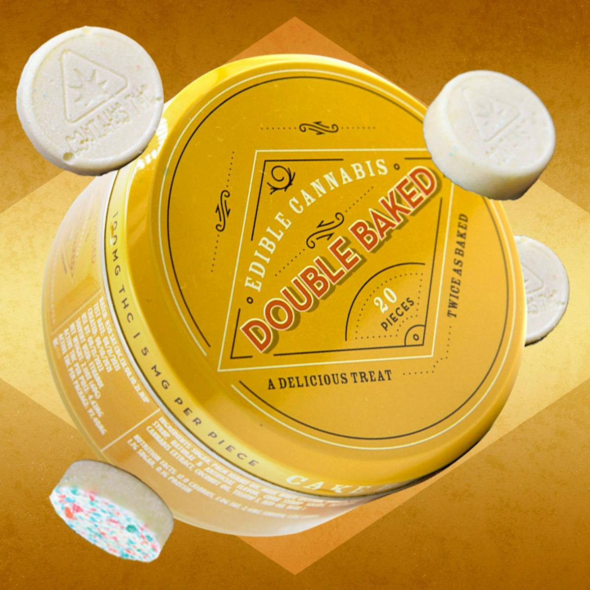 Photo of Cake Batter Cheesecake RSO Chocolates 100mg Northeast Alternatives