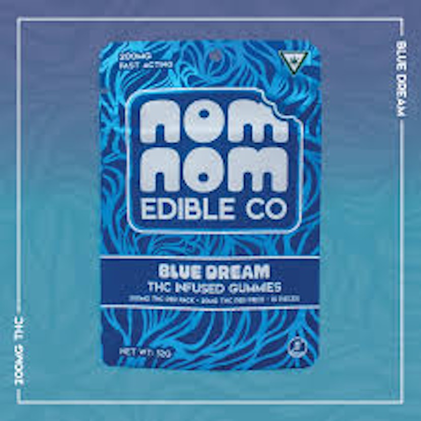 NomNom Edible Co | Gummies - 200mg - Blue Dream (Hybrid)