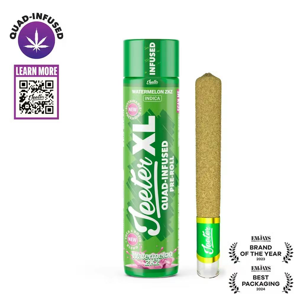 Buy Watermelon ZKZ Jeeter XL Infused Pre-Roll | 2g Pre rolls