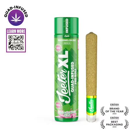 Jeeter - 2g Quad Infused Preroll - Watermelon ZKZ - product image at King of Budz