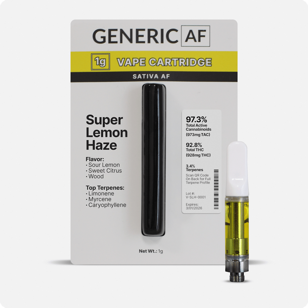Image of Super Lemon Haze | 1g Vape Cart