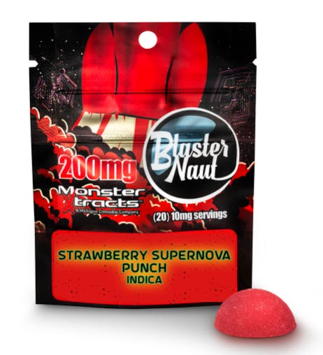 Product: Strawberry Supernova Punch | 200mg x 1pk | Blasternaut