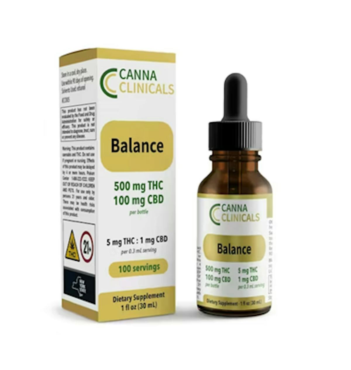 Photo of Canna Clinicals | Balance | 5:1 Tincture 30ML