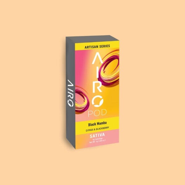 elf bar vape uk AiroX - Black Mamba -Solventless Oil Disposable Vape - 2g - 2g by Airo