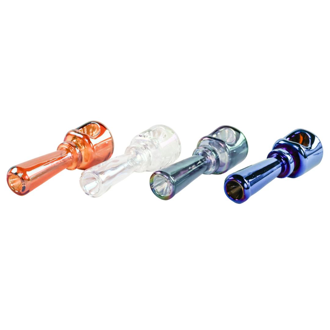 IRIDIZED STACKED GEOMETRICHAND PIPE 4.5
