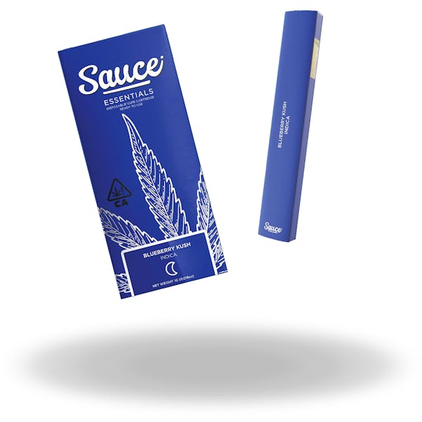 Product: Sauce | Blueberry Kush Essentials Disposable/Rechargeable All-in-one Cartridge | 1g
