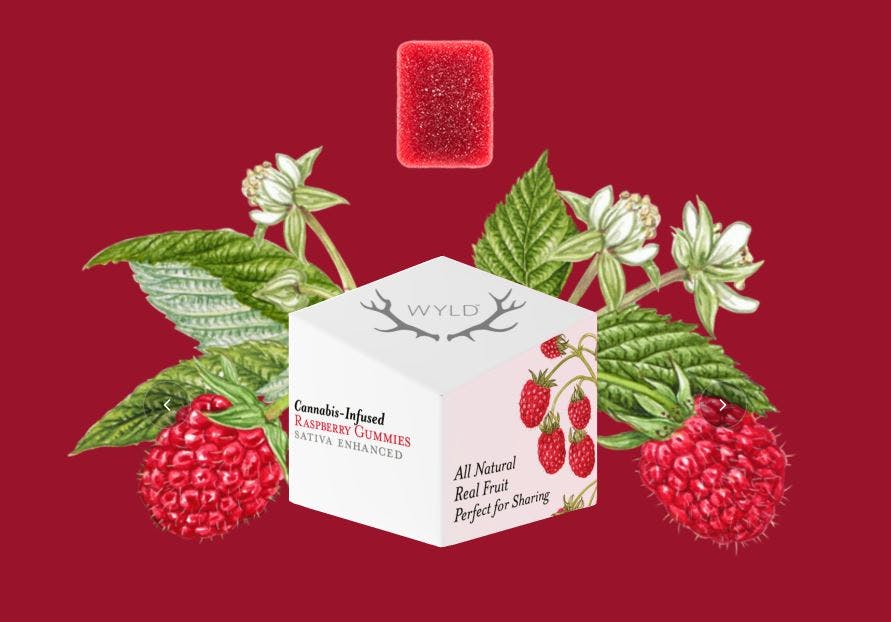 Wyld Raspberry Sativa Gummies 10pk | Liberty (Beach Center)