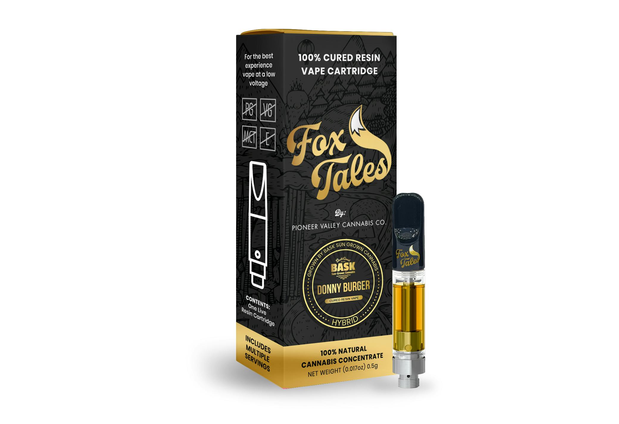 Fox Tales Donny Burger Cured Resin 510 0.5g | Bask Rec