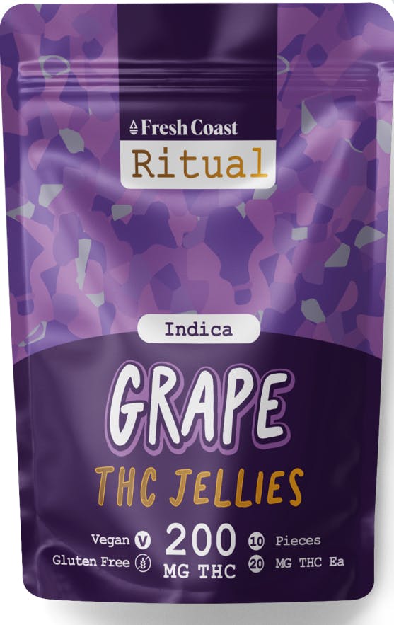 Product: Ritual | Jellies - 200mg - Grape