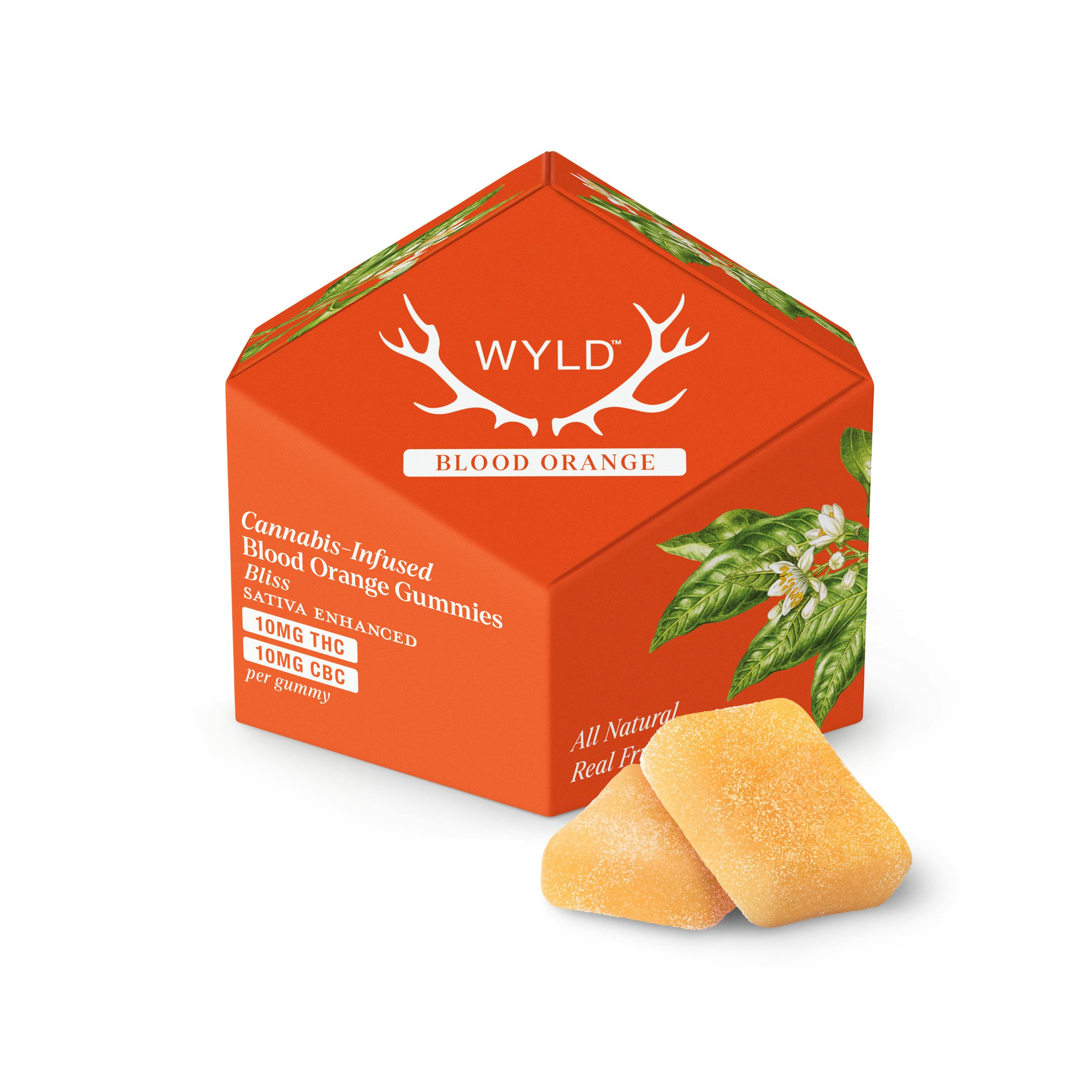 Buy Wyld Blood Orange 1:1 THC: CBC 200mg Gummies By Wyld Online