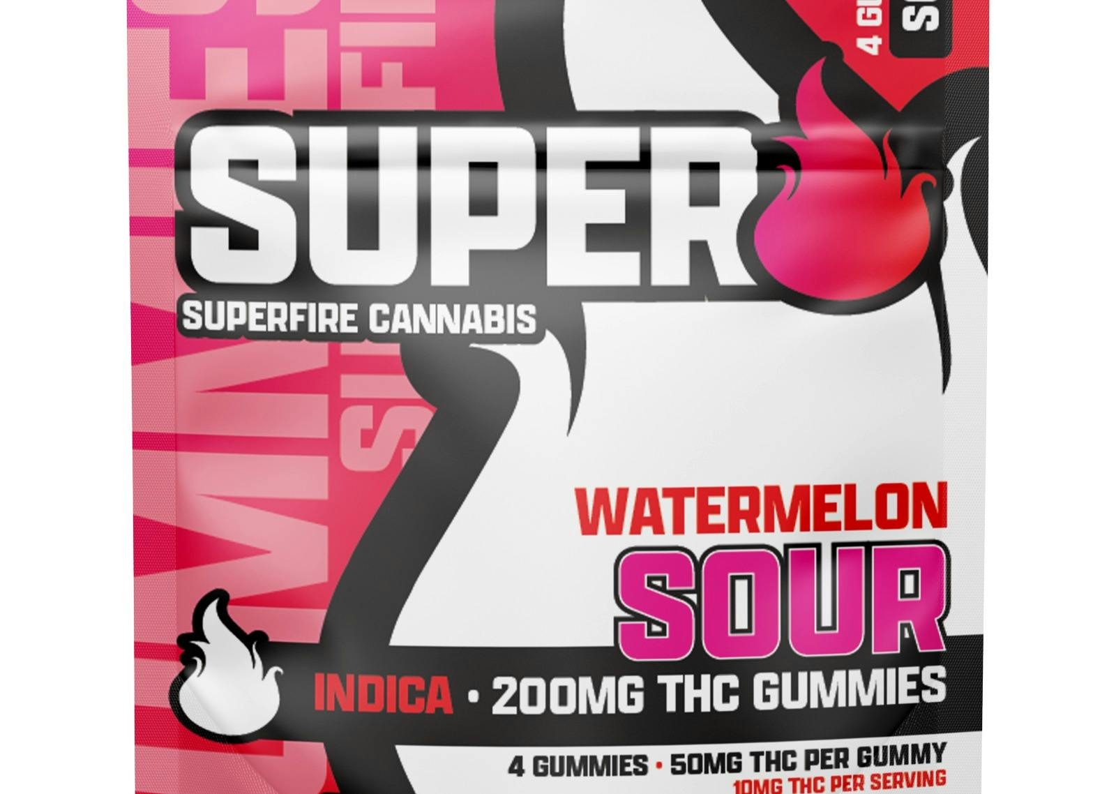 Superfire - 200mg Gummies - Sour Watermelon