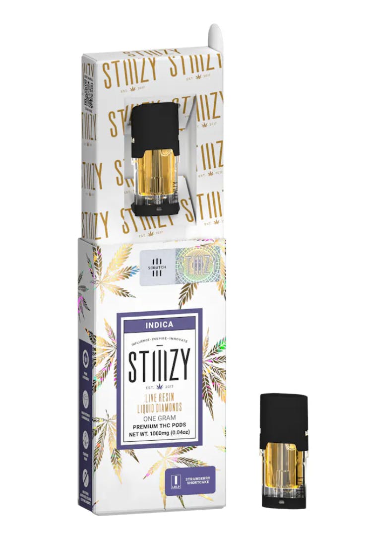 Pod | STIIIZY | Strawberry Shortcake | Live Resin Liquid Diamonds | 1g