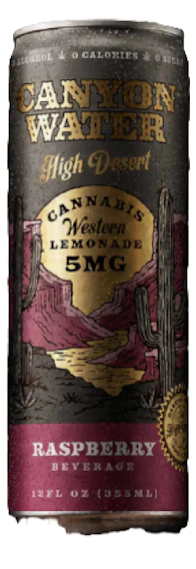 Canyon Water Western Lemonade Raspberry 5mg/12oz (hybrid, drinks, 0.28g)