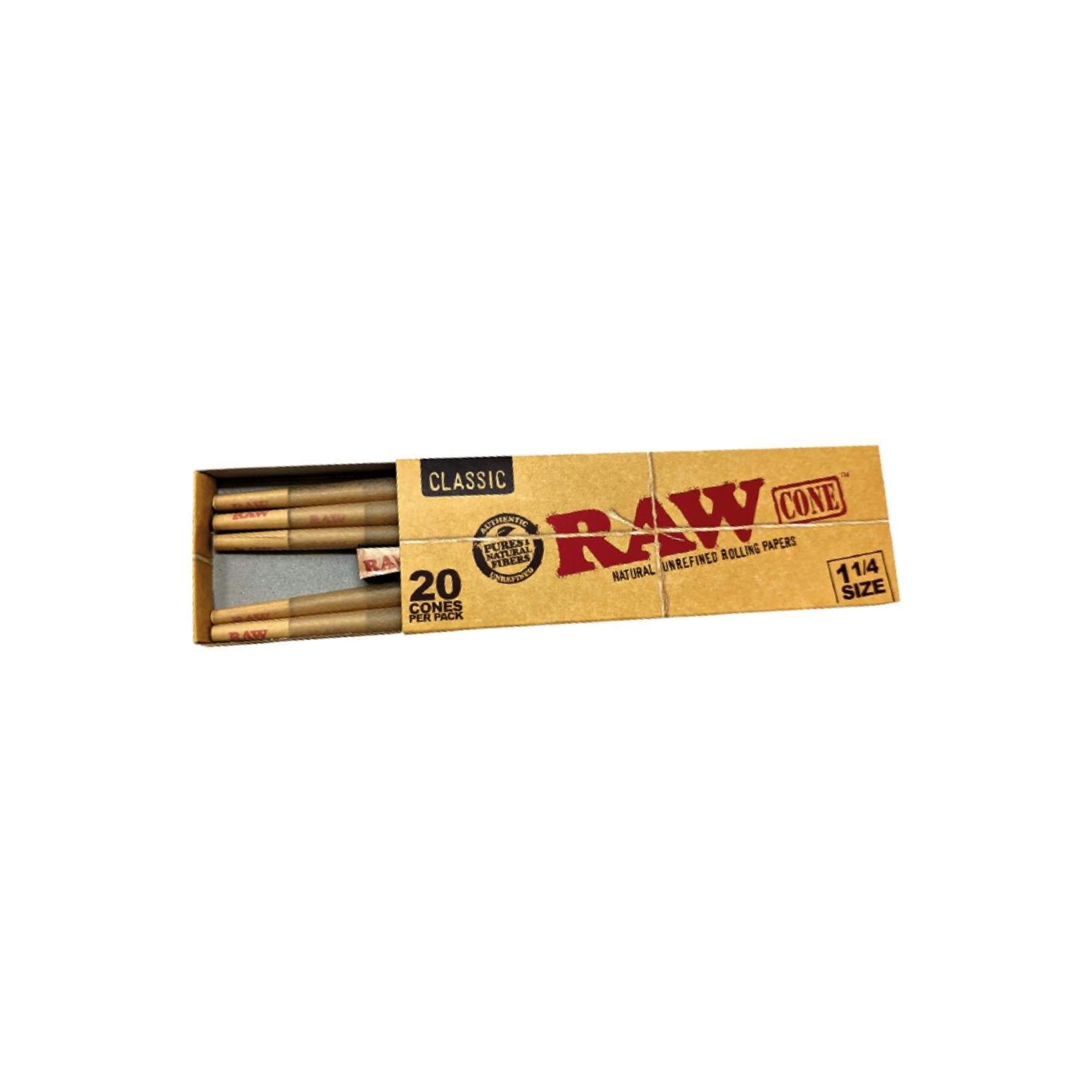 Raw - Classic 1.25" Cones - 20ctRAWKaya Bliss Summer Special! Spend $500 get $75 Off!+2