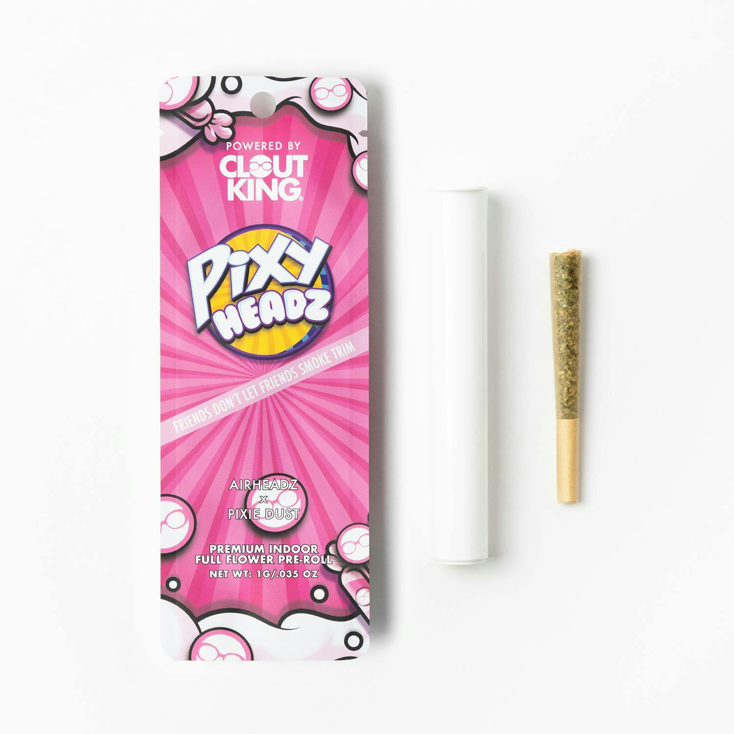 Clout King - 1g Preroll - Pixy Headz
