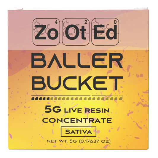 ZOOTED ZOOTED | GELONADE | BADDER BALLER BUCKET | SATIVA — CONCENTRATES