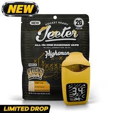 Sticky Ricky Xl Liquid Diamond Disposable Indica by Jeeter – Vapes at Gatsby Cannabis