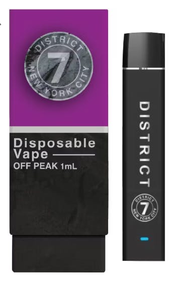 D7 Granddaddy Purple 1G Disposable Vape