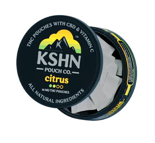 KSHN Pouch Co. | Citrus 200mg THC Pouch (20-pack)-active