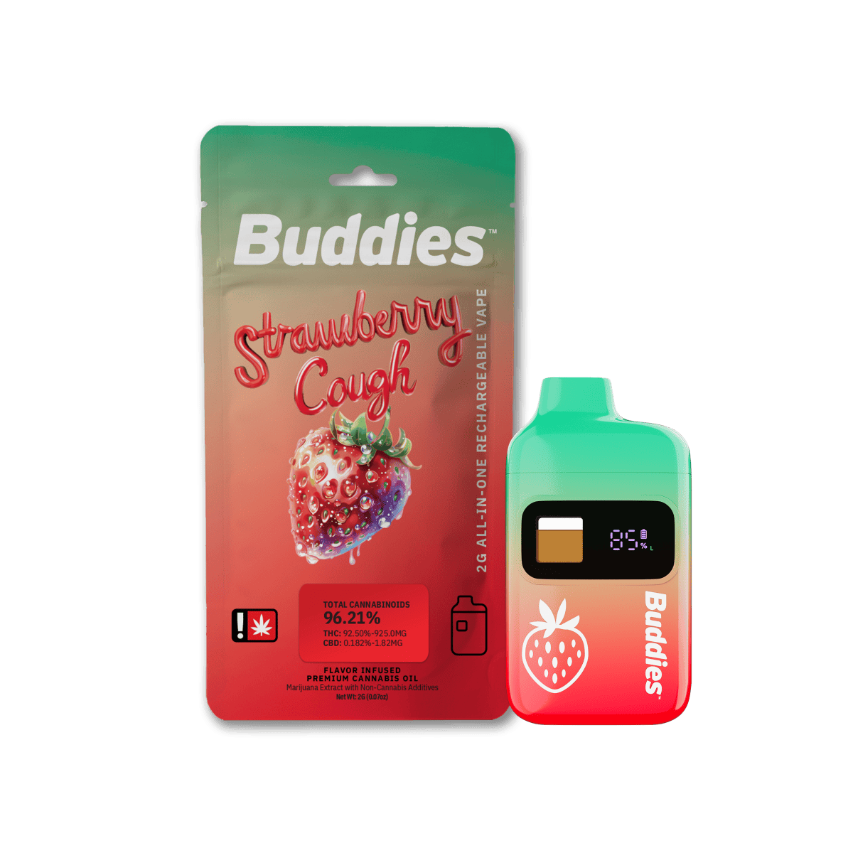 buddies disposable vape review Buddies 1g BLUE OX Distillate All-In-One Rechargeable Vape Cartridge 1g  Vaporizers main image 1