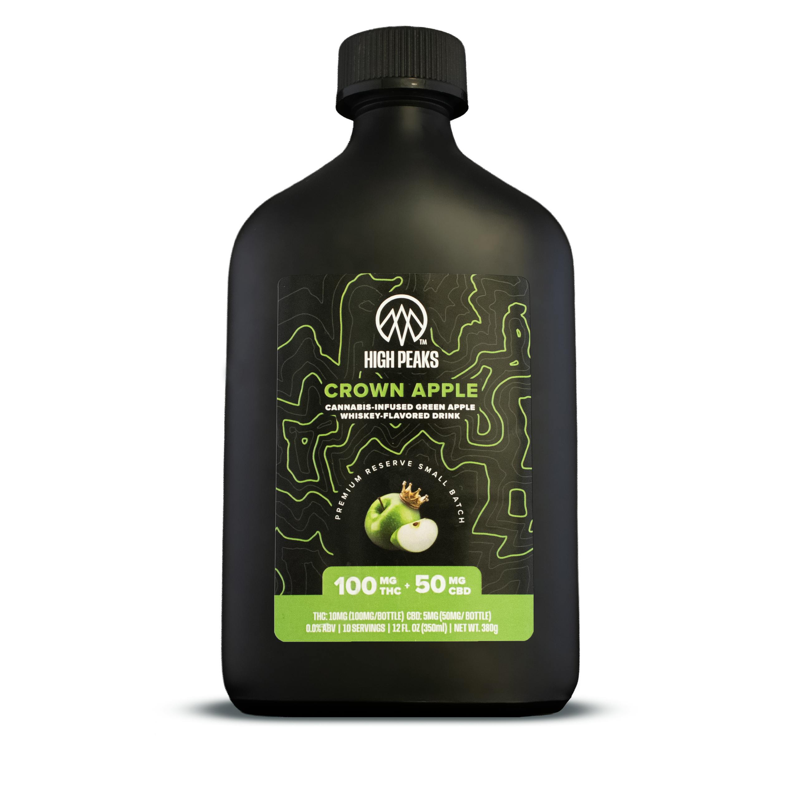 High Peaks | Green Apple Whiskey | 12oz | 100mg