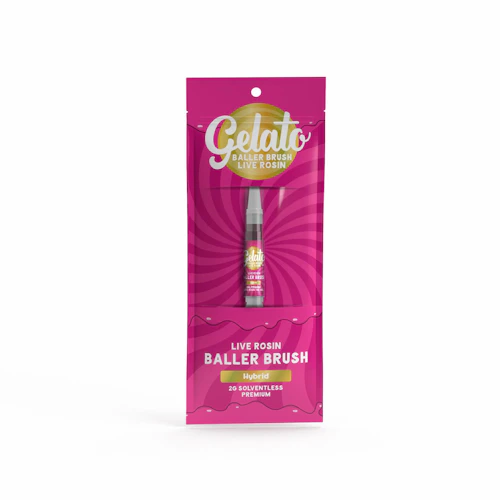 Gelato - 2g Live Rosin Baller Brush - Hybrid