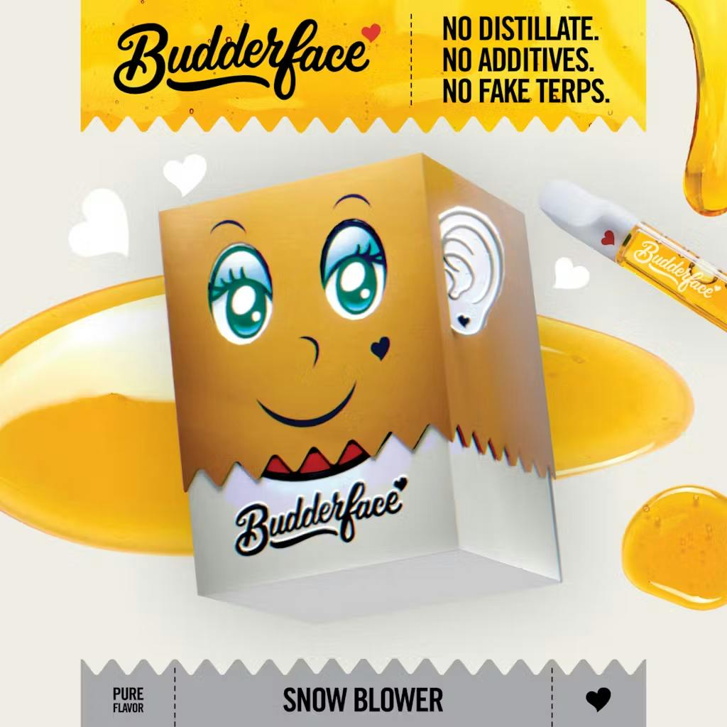 Budderface - 1g Live Resin Cart - Snow Blower