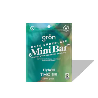 Dark Chocolate Mini Bar - THC - Hybrid