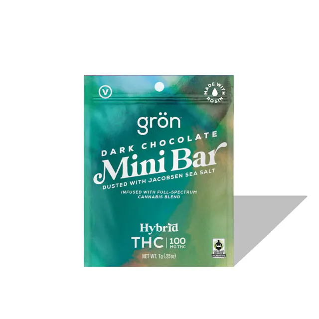 Grön Dark Chocolate Mini Bar - THC - Hybrid