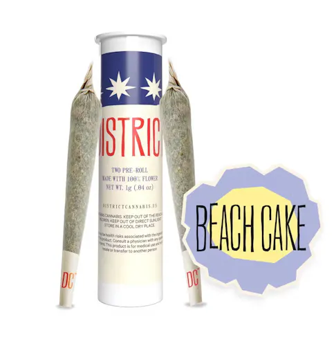 Beach Cake PRJ 0.5g (2ct) – District Cannabis-1