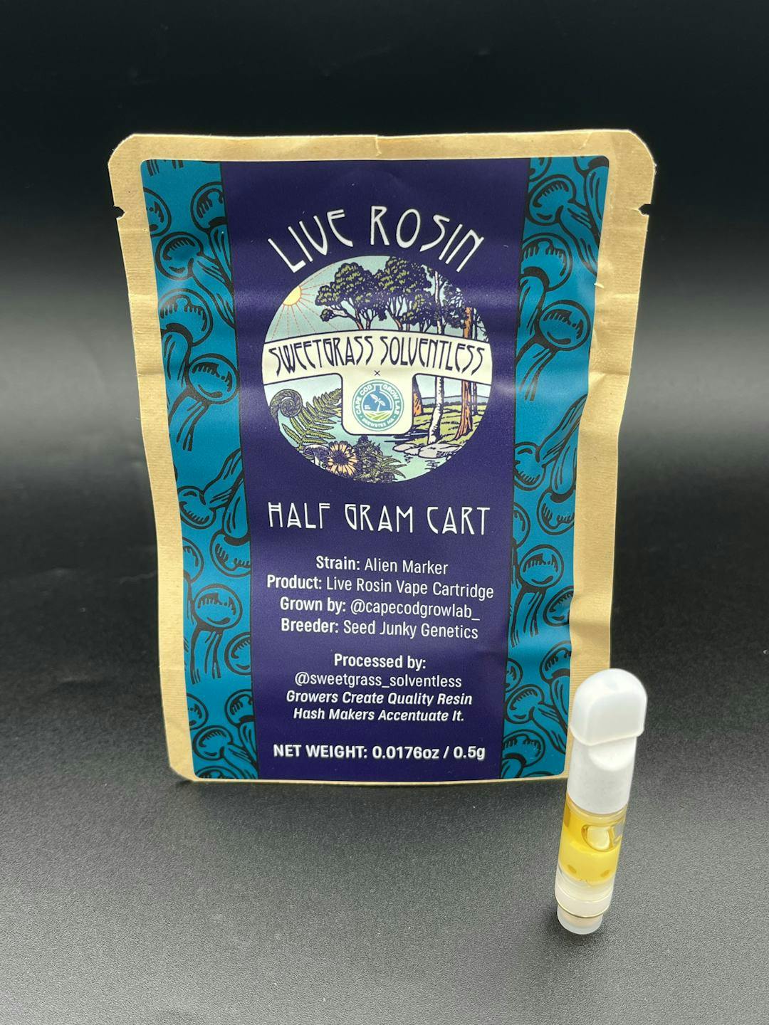 Buy Sweetgrass Papaya | Live Rosin Cartridge | 0.5g for Sale - Quincy  Cannabis Co