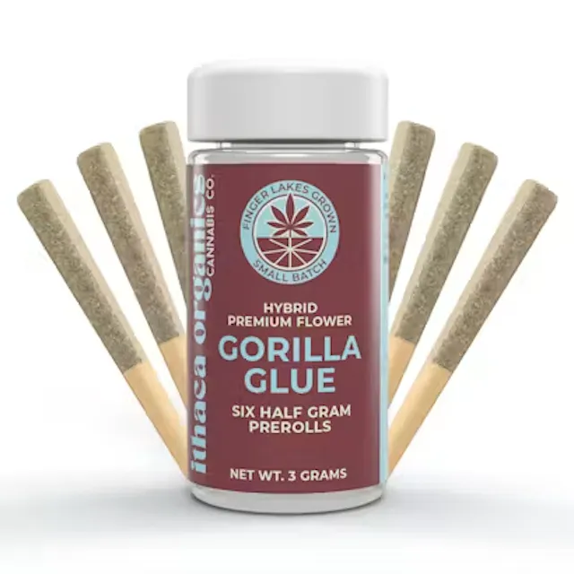 Ithaca Organics Cannabis Co. ITHACA ORGANICS | GORILLA GLUE | .5 GRAM 6 PACK