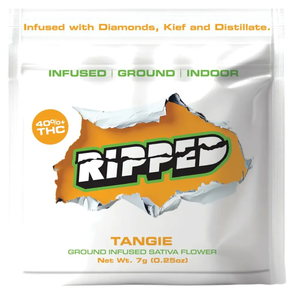 Product Ripped - Tangie - 7g - Triple Infused Ground Flower