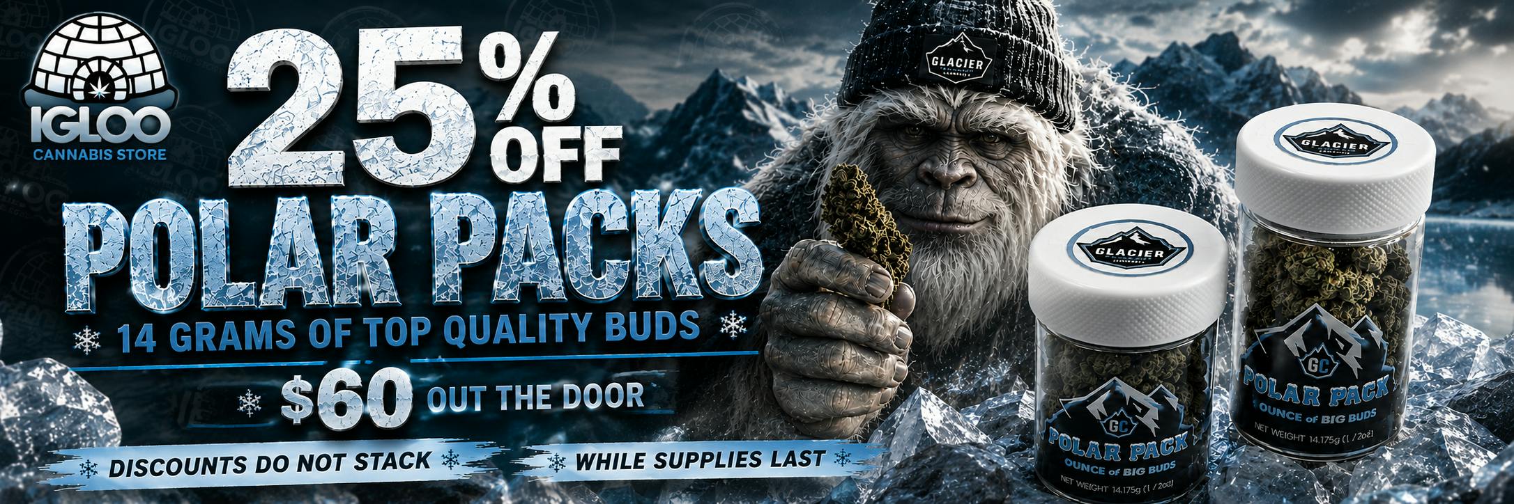 25% off Polar packs $60 out the door