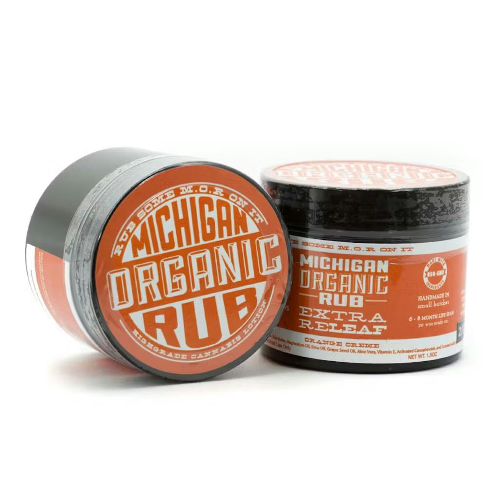 Michigan Organic Rub - 750mg Topical - Extra Releaf Orange