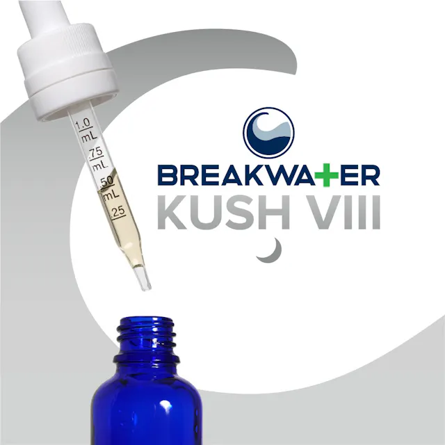Breakwater MCT Tincture Kush VIII 100mg (indica, herbal, 2.8g)