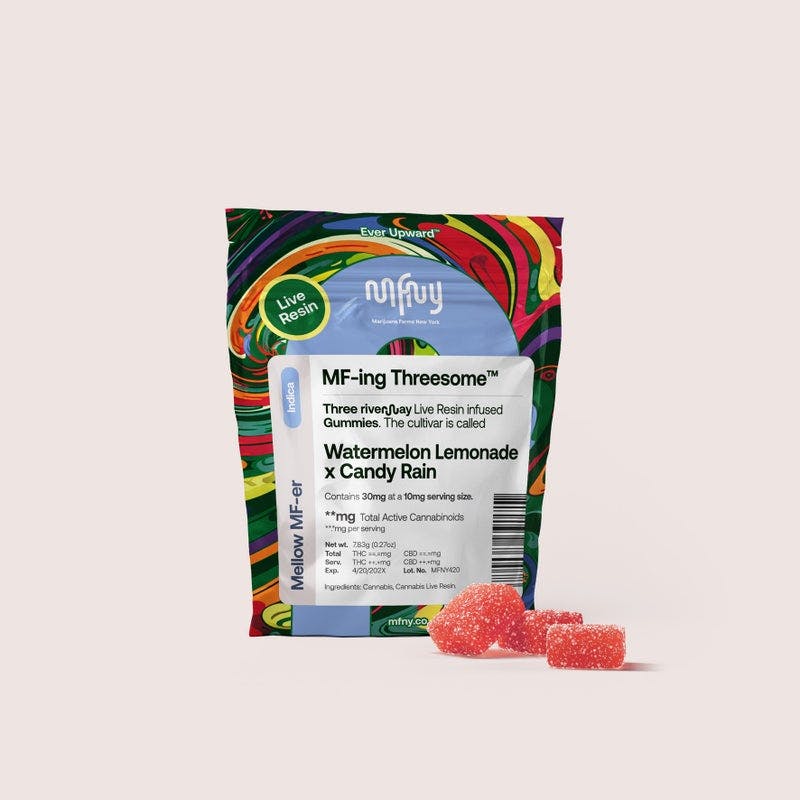 Watermelon Lemonade x Candy Rain Live Resin Gummies | MF-ing
