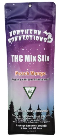 Product: Northern Connections | Mix Stix - 200mg - Peach Mango