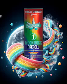Presidential - 1g Moon Rock Infused Preroll - Rainbow Belts