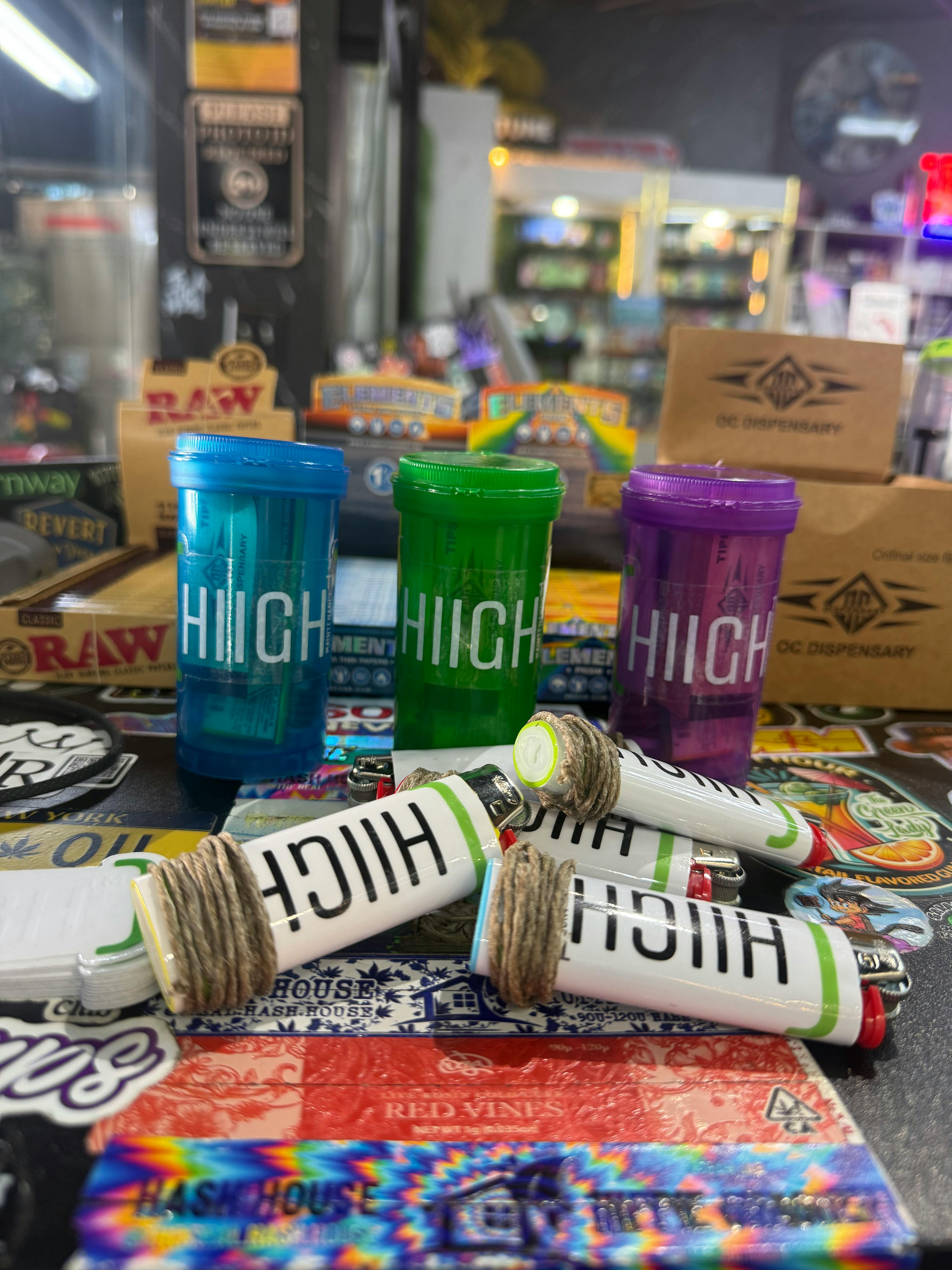 Accessories Smoke Kit High Maintenance Papers + Grinder + Lighter + Wax Wick + Tips