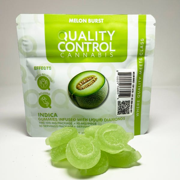 Product Quality Control - Melon Burst Gummy - 100mg Diamond Infused